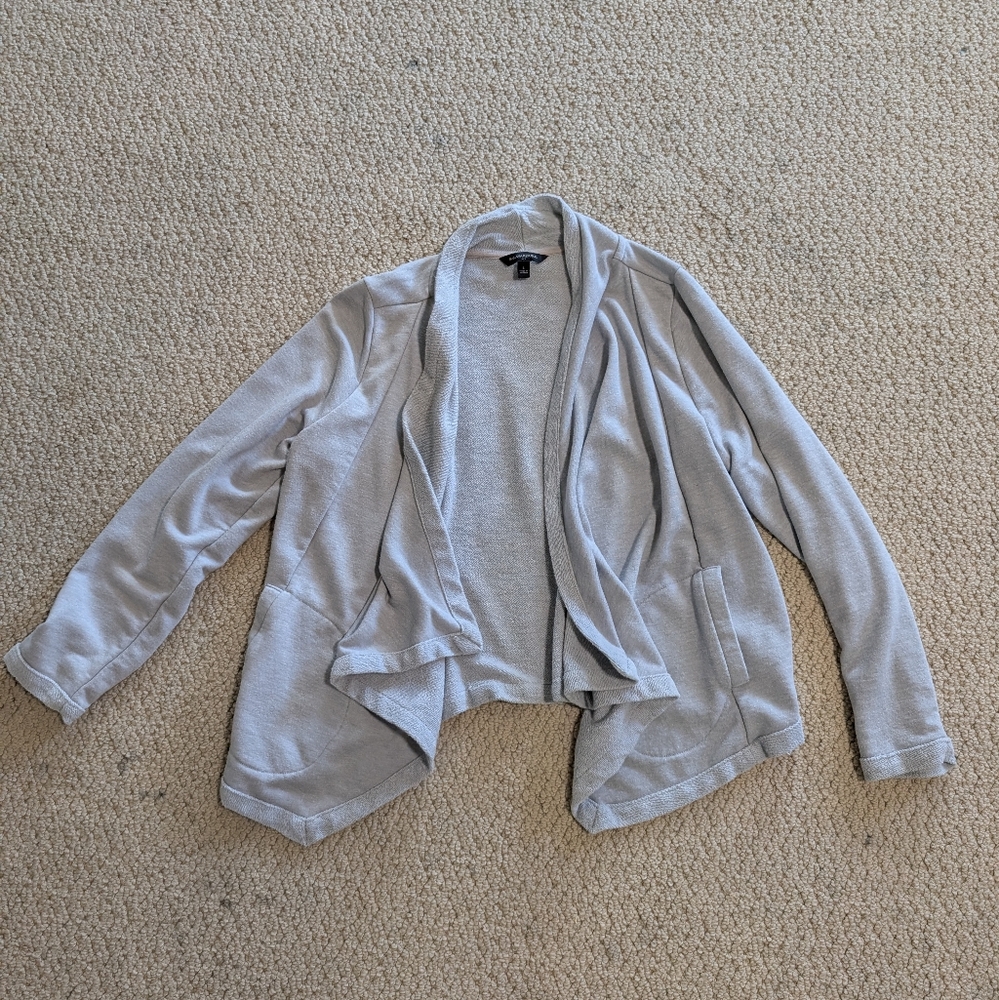 Banana Republic Gray Women's Open Front Cardigan